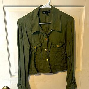 Army green summer lightweight jacket